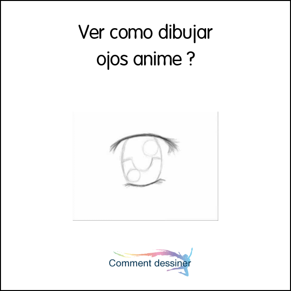 Ver como dibujar ojos anime